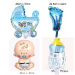 Baby Boy Foil Balloons For Baby Shower/Welcome home/Arrival Party Decor