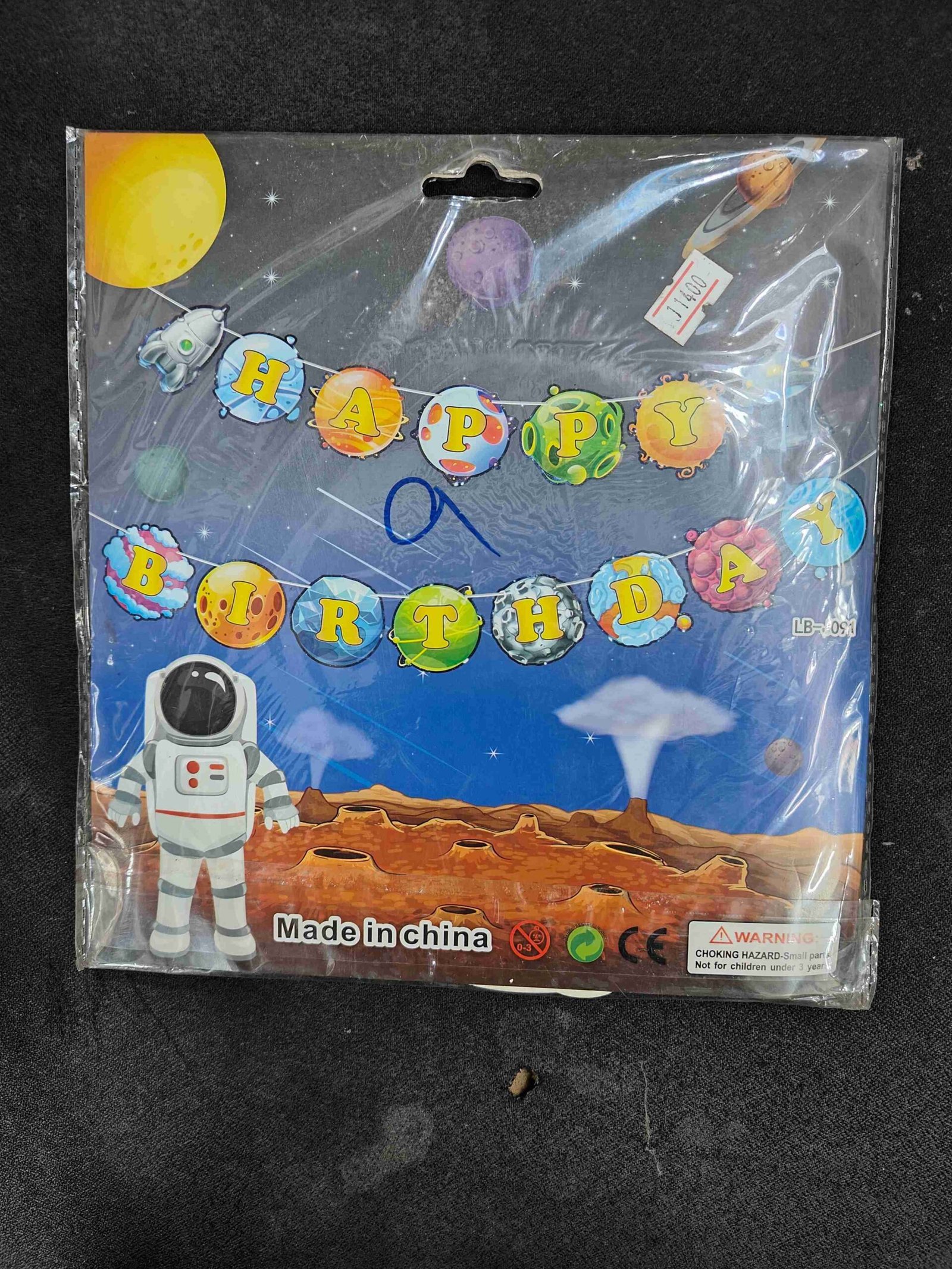 Unique brithday banners with earth shape designs