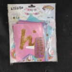 Brithday banners Unicorn Chamki deisgn