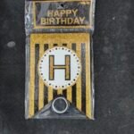 Verticle Line Happy Birthday Banners With Riboon