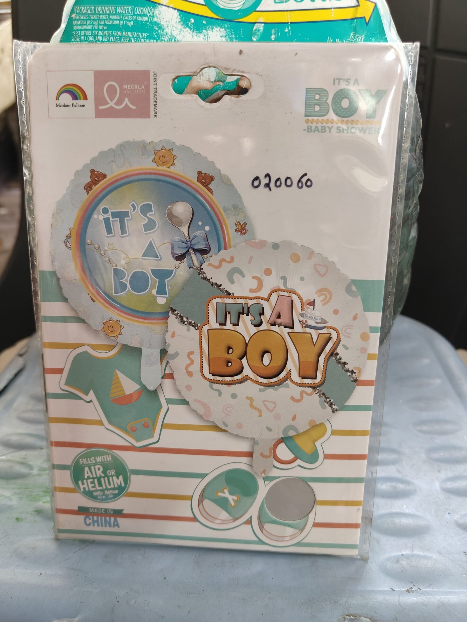 Baby Shower Balloon Wall For Boy