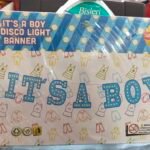 It'S A Boy Disco Light Banner in blue color