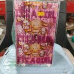 Its a Boy / Girl Printed Foil Curtain Backdrop For baby shower