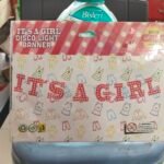 It'S A Girl Disco Light Banner in pink color