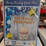 Naming Ceremony Decoration Paper Props Kit in combo blue color