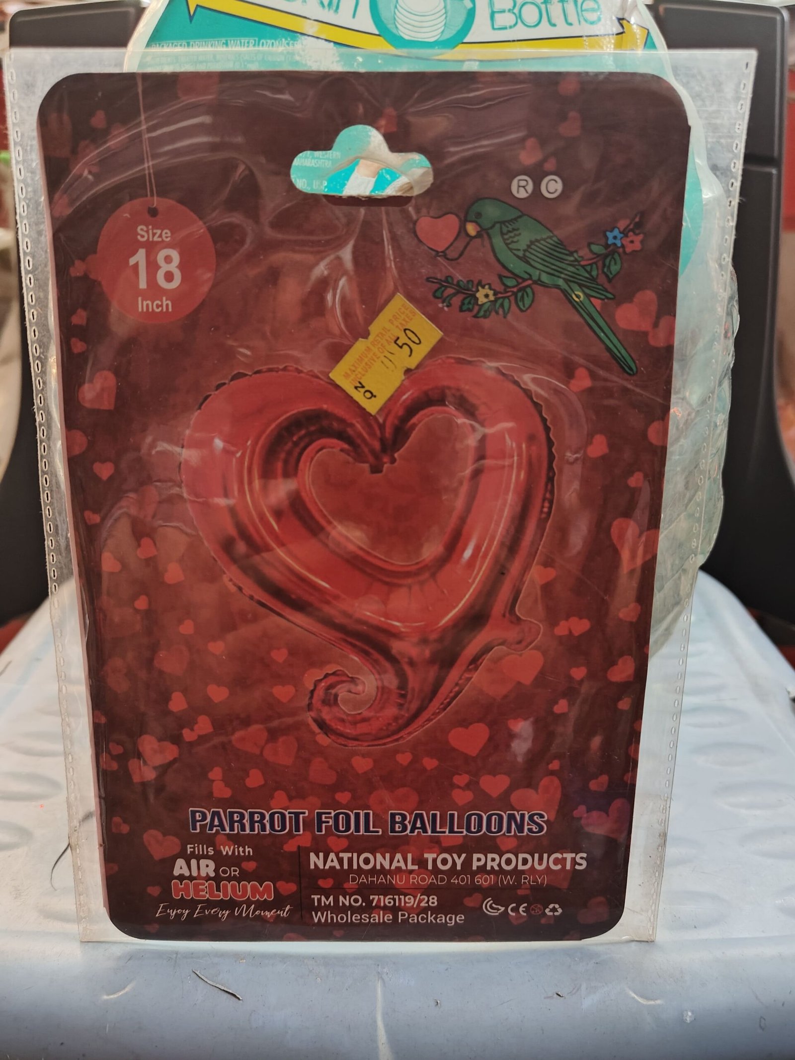 Decoration Red Heart Shape Foil Balloon