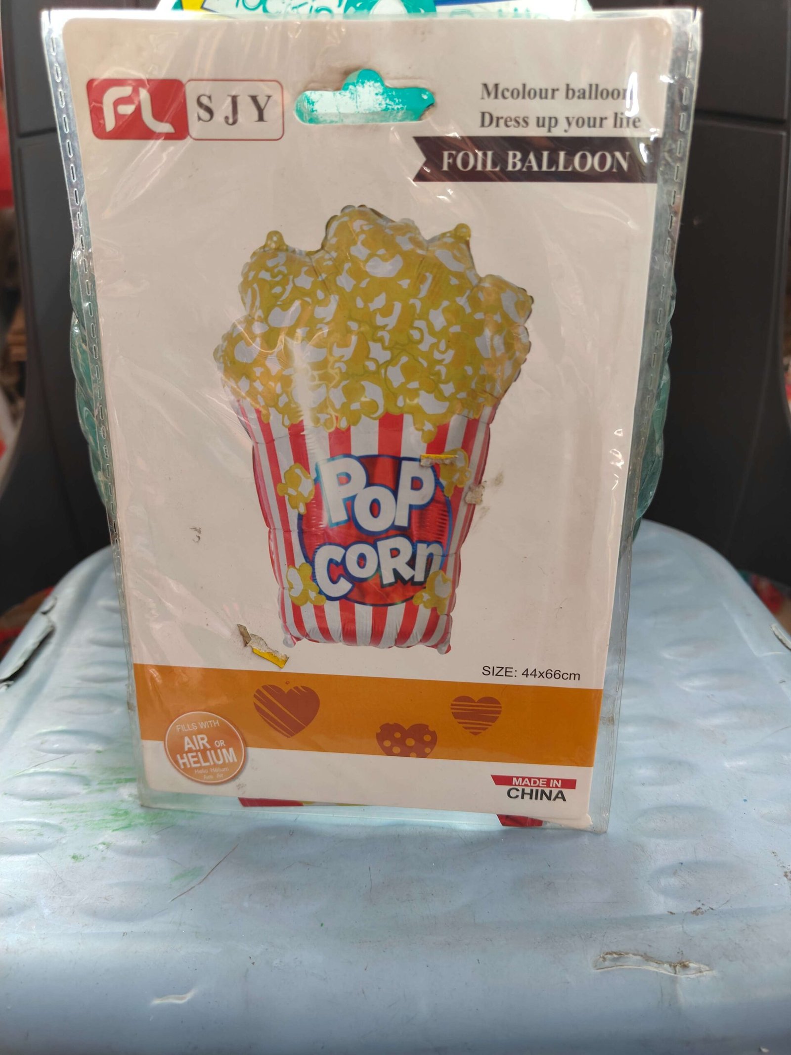 Foil Balloons Popcorn Shape Balloons Aluminum Mylar Party Balloons