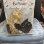 Birthday Paper Party Decoration Item GOLDEN & BLACK BALLOONS Combo