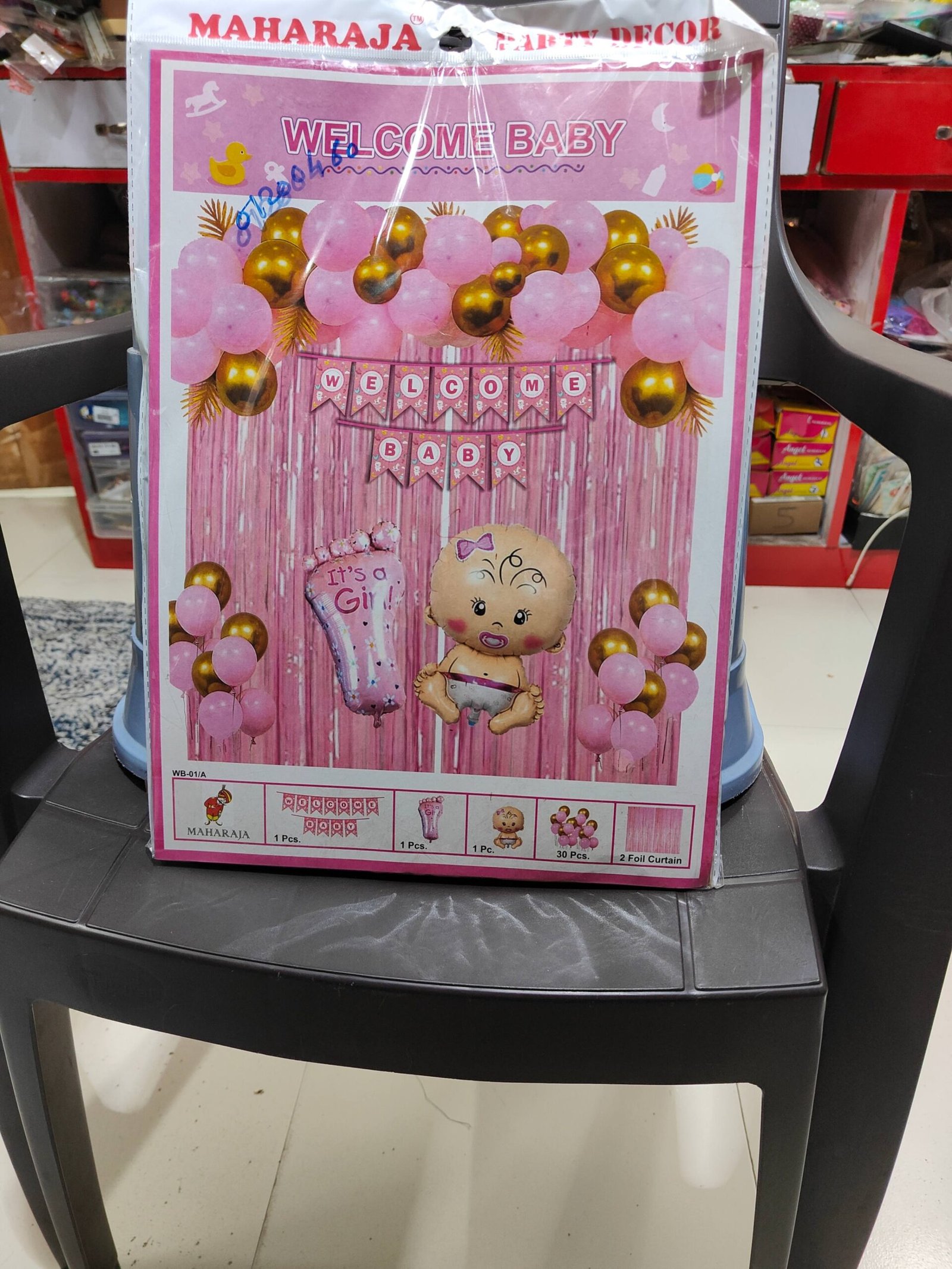 GRAND Welcome Light Pink Balloons Decoration Set