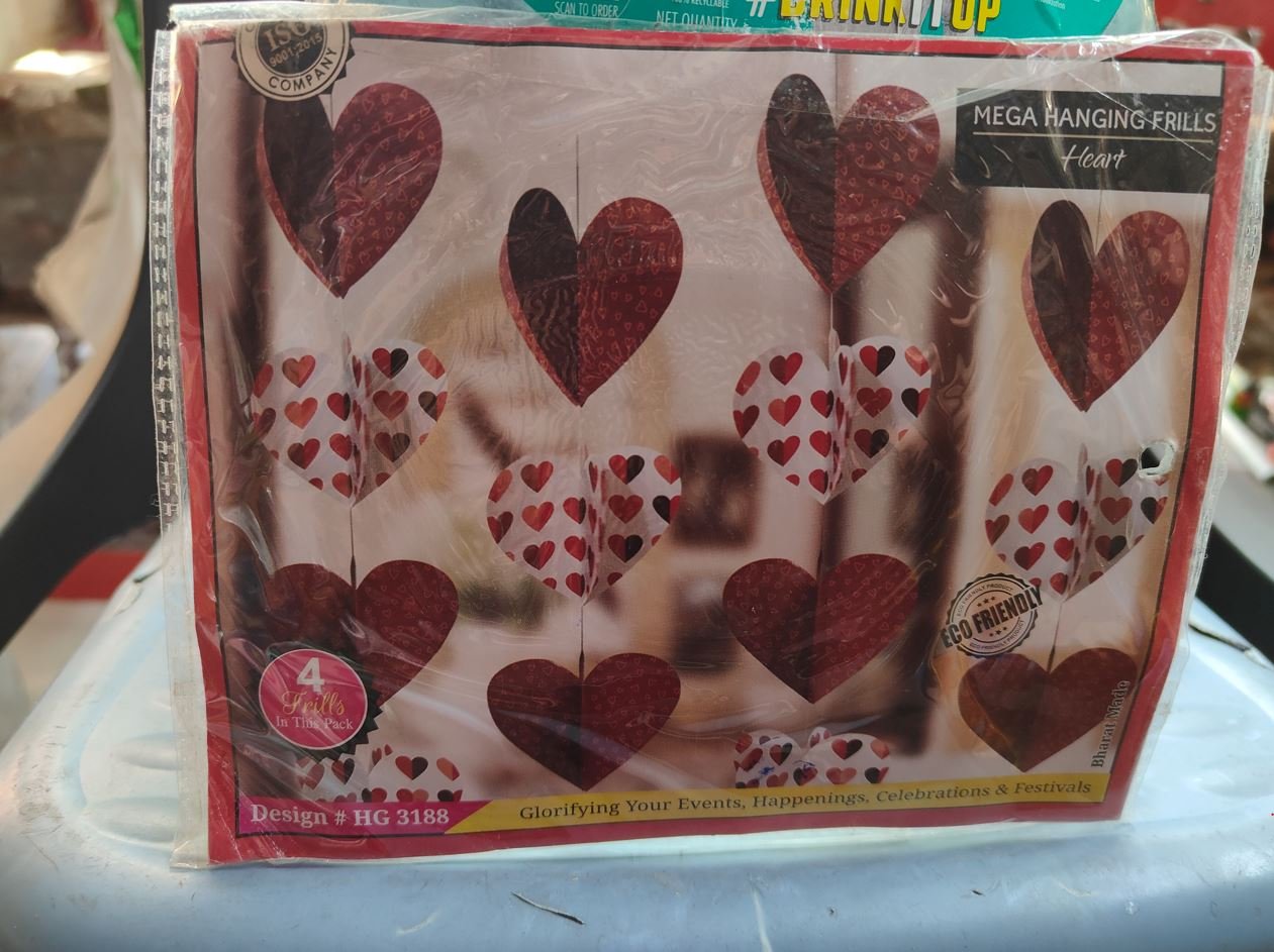 Multicolor Paper Hanging Decoration