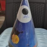 Birthday Cap Party Paper Sada Cap blue plain color