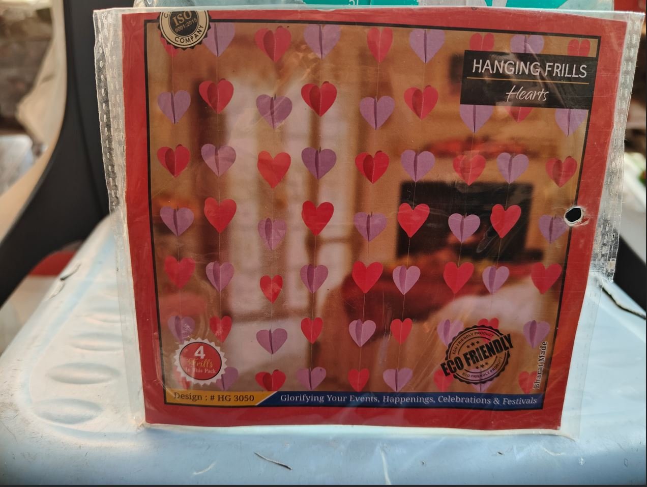 Valentine's day atmosphere heart shaped decoration home