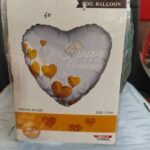 Anniversary Heart Shape Foil Balloon for Anniversary Party