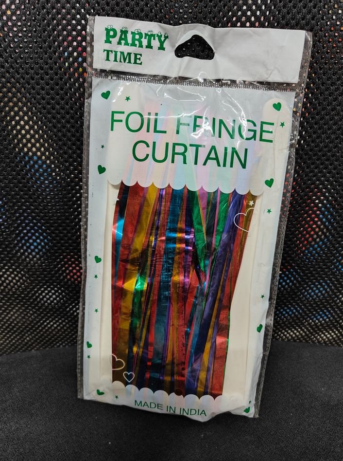 Multicolor Party Foil Stylish Curtain deisgn